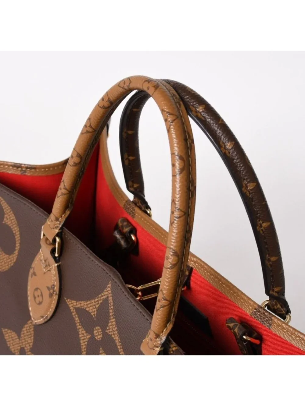 Louis Vuitton On The Go GM Tote Bag 2-Way Monogram Giant Leather